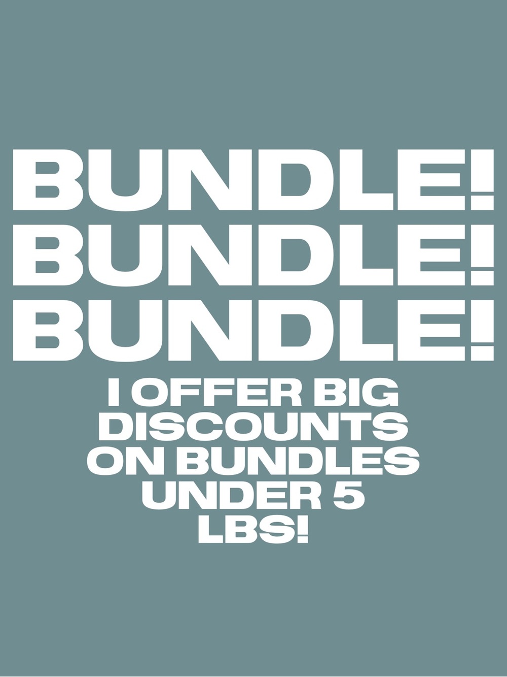 Bundles are a great way to save $$$!